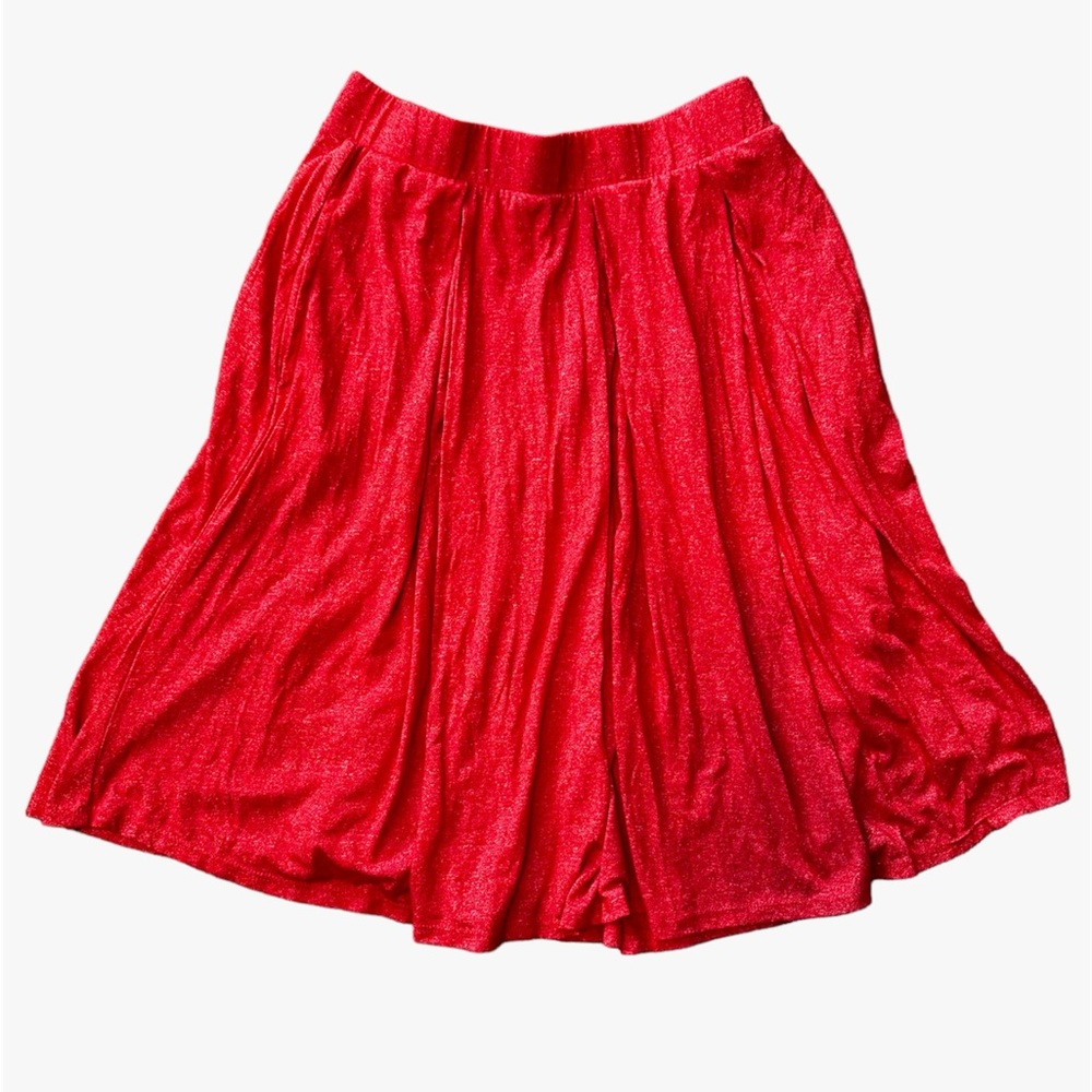 LuLaRoe Madison Pleated A-Line Circle Skirt with Pockets